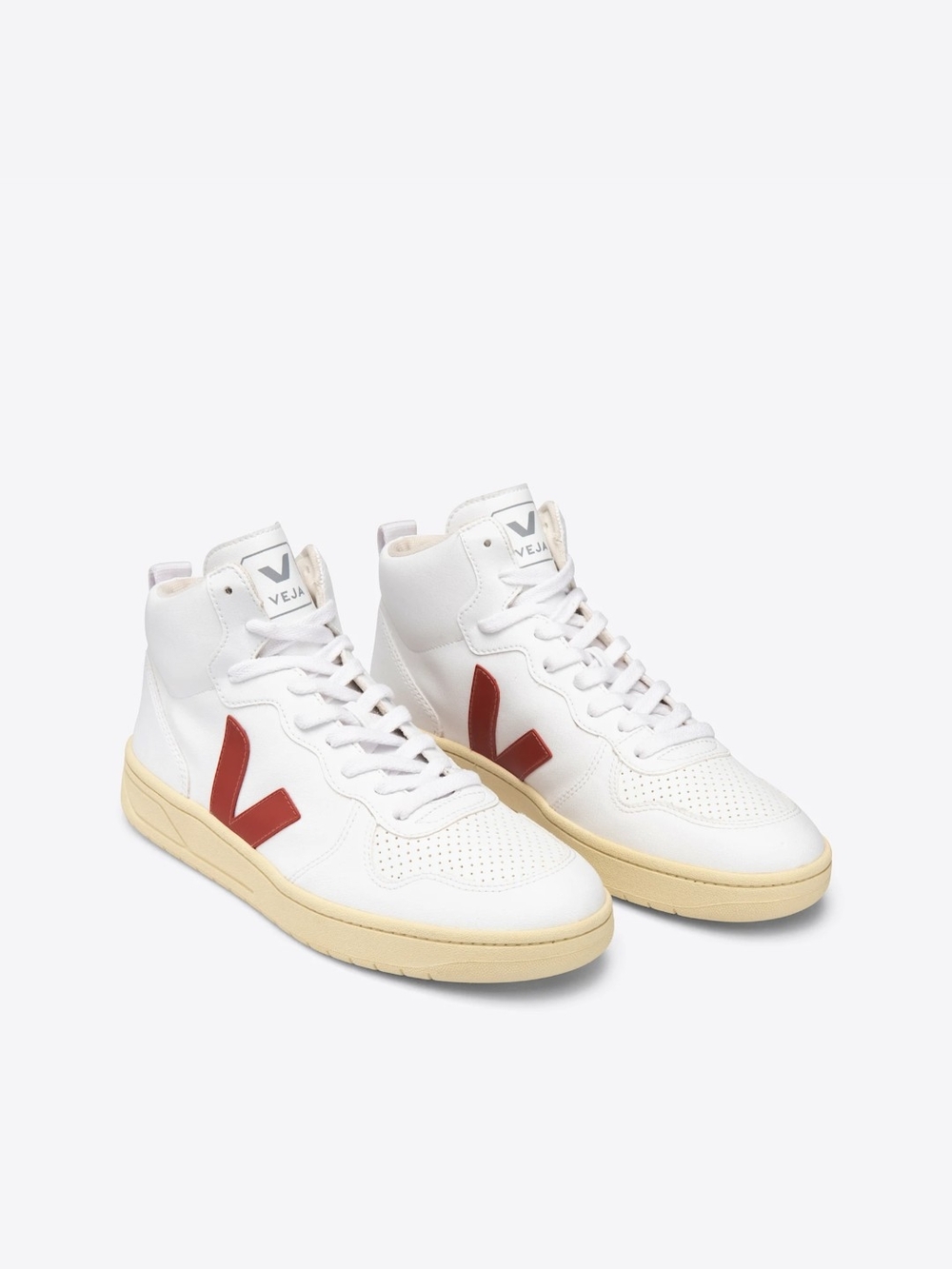 Veja V-15 CWL WHITE ROUILLE BUTTER SOLE Size 12